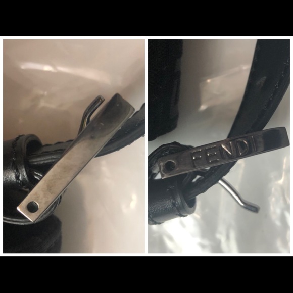 FENDI Authentic Black Zuchinno Canvas Baguette - Picture 12 of 16